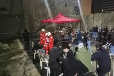 مستوصف ميداني خلال التحركات الشعبية 