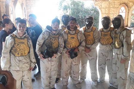 قسم الجديدة والقطين الكتائبي يشارك في دورة الـ Paintball في اقليم كسروان